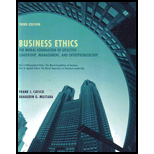 Business Ethics Moral Foundations (Custom)