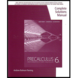 Precalculus Mathematics for Calc. INSTRUCTORS SOLUTION <