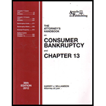 Attorneys Handbook on Consumer Bankruptcy and Chapter 13