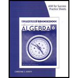 Introductory and Intermediate Algebra   Aim Sheets