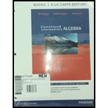 Elementary and Intermediate Algebra Concepts and Applications (Looseleaf)