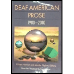 Deaf American Prose 1980 2010