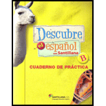 Descubre, el espanol, nivel B - Workbook (1 Copy) - Santillana USA