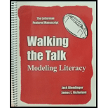 Walking the Talk Modeling Literacy