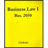 Business Law I Business 2030 (Custom)