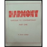 Harmony Baroque to Contemporary, Part 1