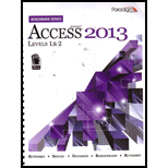 Microsoft Acc. 2013 Bench., Level 1 and 2 Text