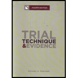 Trial Technique and Evidence 4TH 13 Edition, by Michael Fontham - ISBN 9781601562456