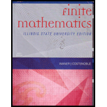 Finite Mathematics CUSTOM<