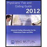 Physicians Fee and Coding Guide 2012