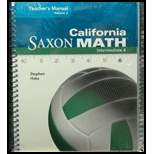 Saxon Math 6-2 Volume Package (CA) (Teacher Manual) -  Hake, Teacher's Edition, Box