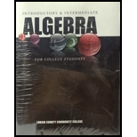 Intro. and Intermediate Algebra (Looseleaf) (Custom)