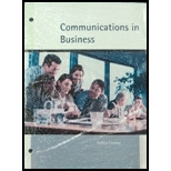 COMMUNICATIONS IN BUSINESS W/ACCESS(LL)