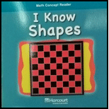 Math Concept Reader, Blue : I Know Shapes - Harcourt