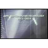 Applied Computer Technology 2013-14 Special Edition -  Pearson, Spiral