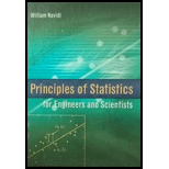 Principles of Stat. for Engineers  Text