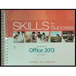 Skills for Success with Office 2013 Volume 1 - Text Only - Kris Townsend
