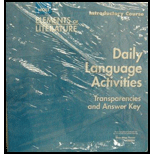 Elements of Literature Daily Language Activities Introductory Course - Holt rinehart
