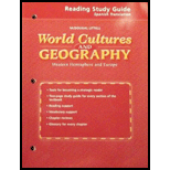 McDougal Littell World Cultures & Geography Reading Study Guide (Spanish Tr - HOUGHTON MFLN.