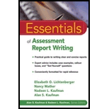 Essen. of Assessment Report - Lichtenberger
