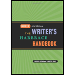 Writer's Harbrace Handbook - Cheryl Glenn and Loretta Gray