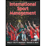 International Sport Management - Ming Li