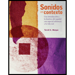 Sonidos En Contexto 10 Edition, by Terrell A Morgan - ISBN 9780300214437