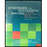 Strategies for Successful Writing : Rhetoric, Research Guide, Reader, and Handbook & Writer (Access Card Package) -  James A. Reinking, Paperback