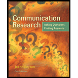 Communication Research - Keyton