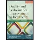 cover of Quality and Performance Improvement in Healthcare: Theory, Practice, and Management (6th edition)