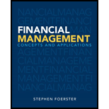 Financial Management: Concepts and Appl. - Foerster