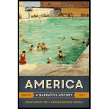 America: Narrative History Brief -Volume 2 -Text Only -  Shi, Paperback