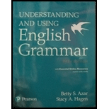 Understanding and Using English Grammar   With Access 5TH 17 Edition, by Betty S Azar - ISBN 9780134268828