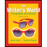 Writer's World: Paragraphs and Essays - Gaetz