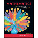 Mathematics For Elementary Teachers With Activities 5th Edition 9780134392790 Textbooks Com