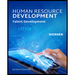 Human Resource Development   Text Only 7TH 17 Edition, by Jon M Werner - ISBN 9781337296533