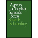 Aspects of English Sentence Stress - Susan F. Schmerling