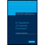 EC REGULATION OF CORPORATE GOVERNANCE - Johnston