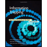 INFORMATION TRAPPING: REAL-TIME RESEARCH ON THE WEB - Calishain