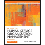 EXCELLENCE IN HUMAN SERVICE ORGANIZATION MANAGEMENT - Kettner