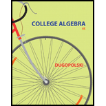 College Algebra - Mark Dugopolski