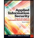 Applied Information Security: A Hands-On Guide to Information Security Software - Randall J. Boyle