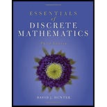 Essentials of Discrete Mathematics - David J. Hunter