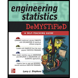 cover of Engineering Statistics Demystified (07)
