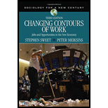 Changing Contours of Work: Jobs and Opportunities in the New Economy - Stephen Sweet