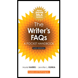 Writers FAQs MLA Update 6TH 18 Edition, by Muriel Harris - ISBN 9780134678849