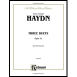 Three Duets, Opus 98: For Two Violins - Franz Haydn Haydn