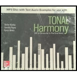 Tonal Harmony - Mp3 Cd 8th Edition (9781259958410) - Textbooks.com