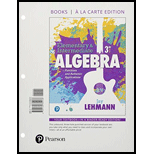 Elementary and Intermediate Algebra: Functions & Authentic Applications (Looseleaf) - Jay Lehmann
