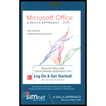 Microsoft Office 2016   Simnet Access 16 Edition, by Manning - ISBN 9781260038989